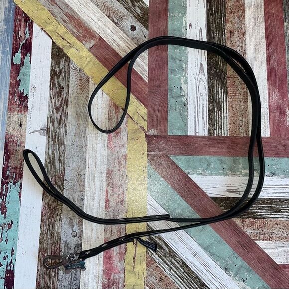 Marc Tatro Dog Leash Black 6’ PVC Animal-Free Designer EUC for 10-20 lbs - Picture 5 of 8